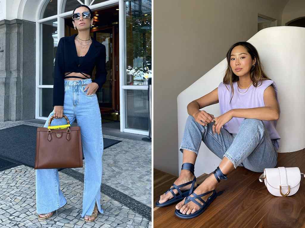 Foto 1: Reprodução/Instagram @silviabraz; Foto 2: Reprodução/Instagram @aimeesong. Clique na imagem e confira peças similares!