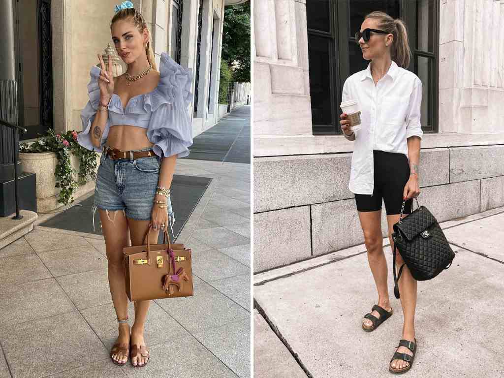 Foto 1: Reprodução/Instagram @chiaraferragni; Foto 2: Reprodução/Instagram @fashion_jackson. Clique na imagem e confira peças similares!