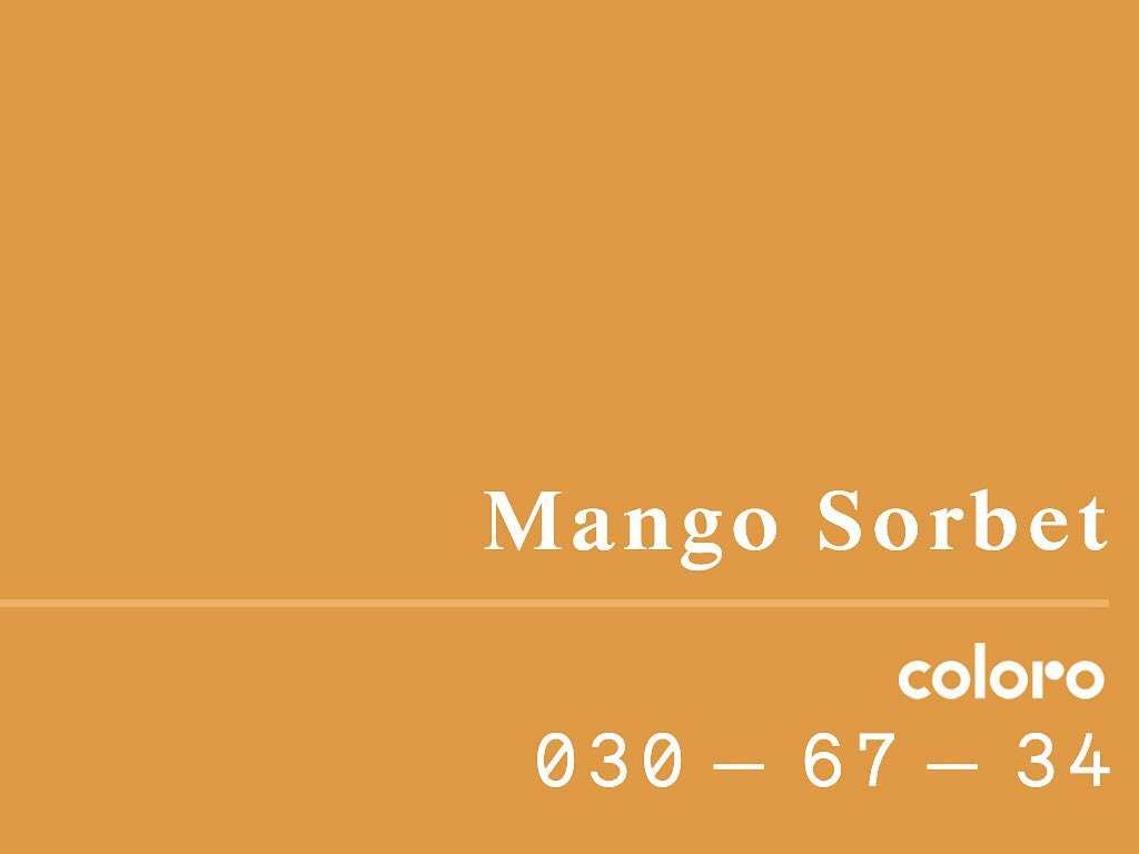 Cor Mango Sorbet. Clique na imagem e confira uma coleção inspirada nas cores da Primavera/Verão! (Foto: Reprodução/Instagram @coloro_).