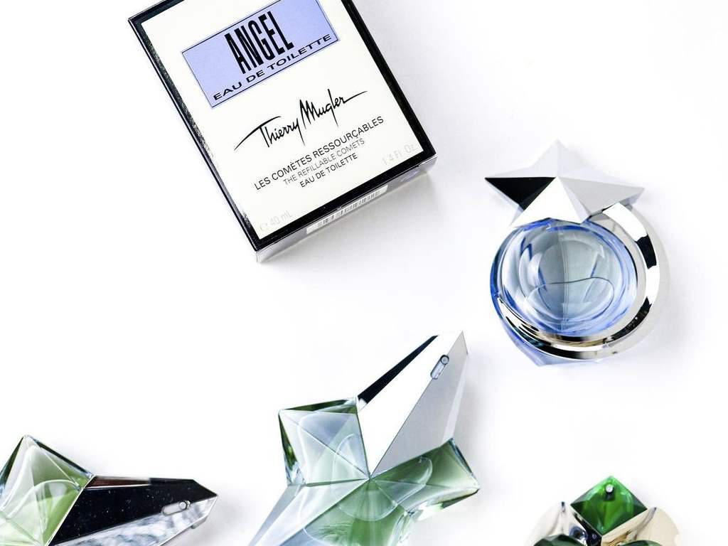 Perfume Angel de Thierry Mugler. Clique na imagem e confira criações do estilista! (Foto: Reprodução/Instagram @tak_ch_ee_23)