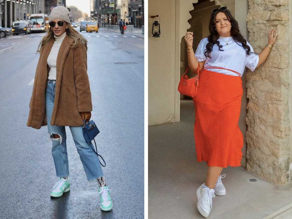 Foto 1: Reprodução/Instagram @lelesaddi; Foto 2: Reprodução/Instagram @amyastridd. Clique na imagem e confira peças similares!