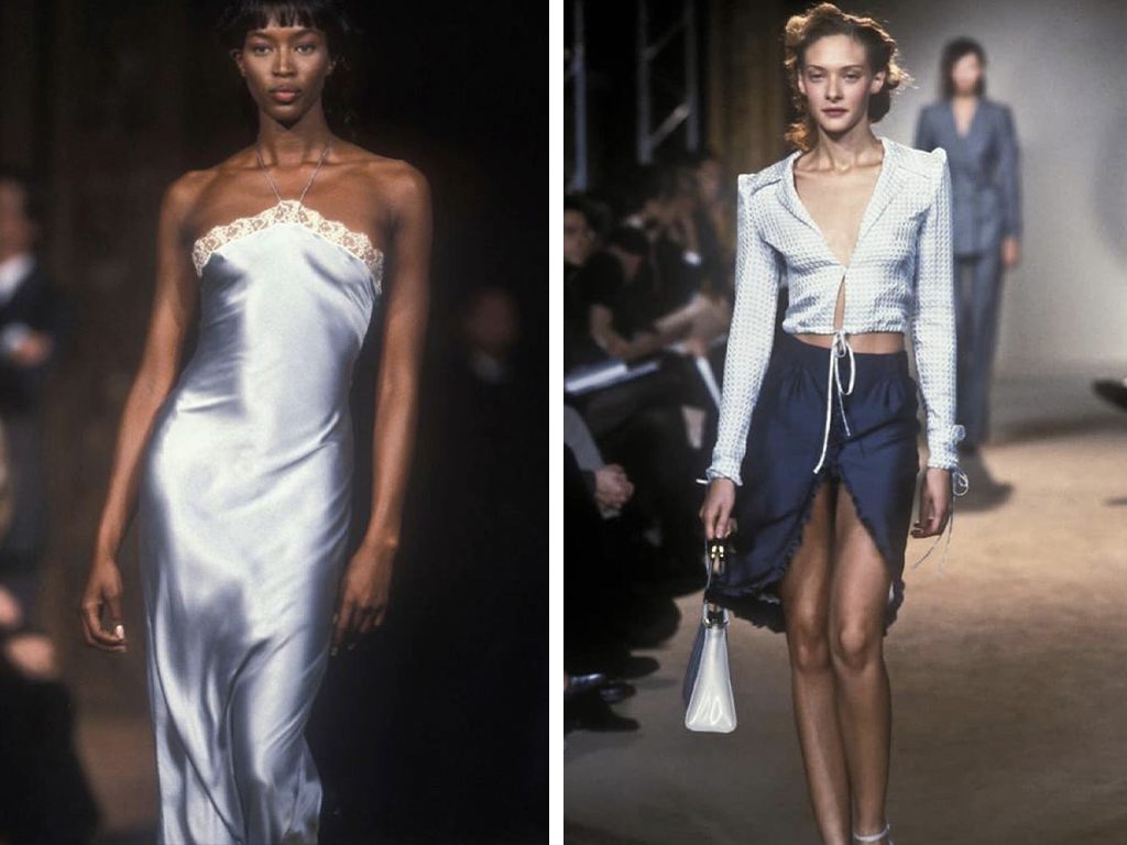 Criações de Stella para a Chloé Primavera/Verão 1998. Clique na imagem e confira criações da designer! (Foto: Reprodução/Instagram @foundingfabric)