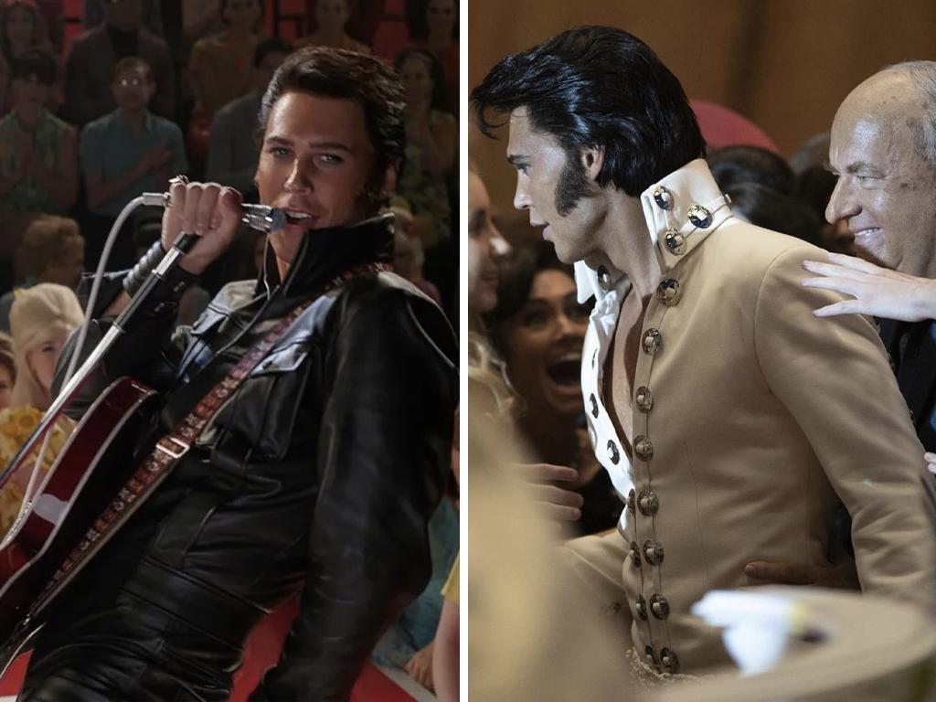 Austin Butler como Elvis Presley em "Elvis". (Fotos: Reprodução/Instagram @voguebrasil)