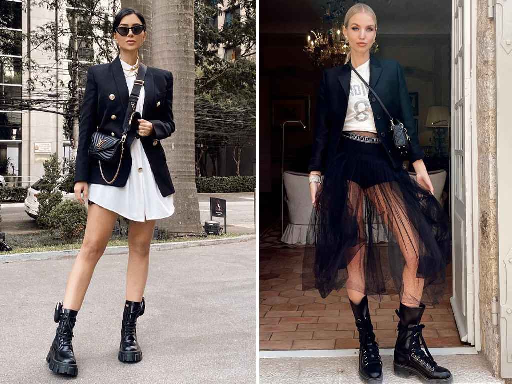 Foto 1: Reprodução/Instagram @ricademarre; Foto 2: Reprodução/Instagram @leoniahanne. Clique na imagem e confira peças similares!