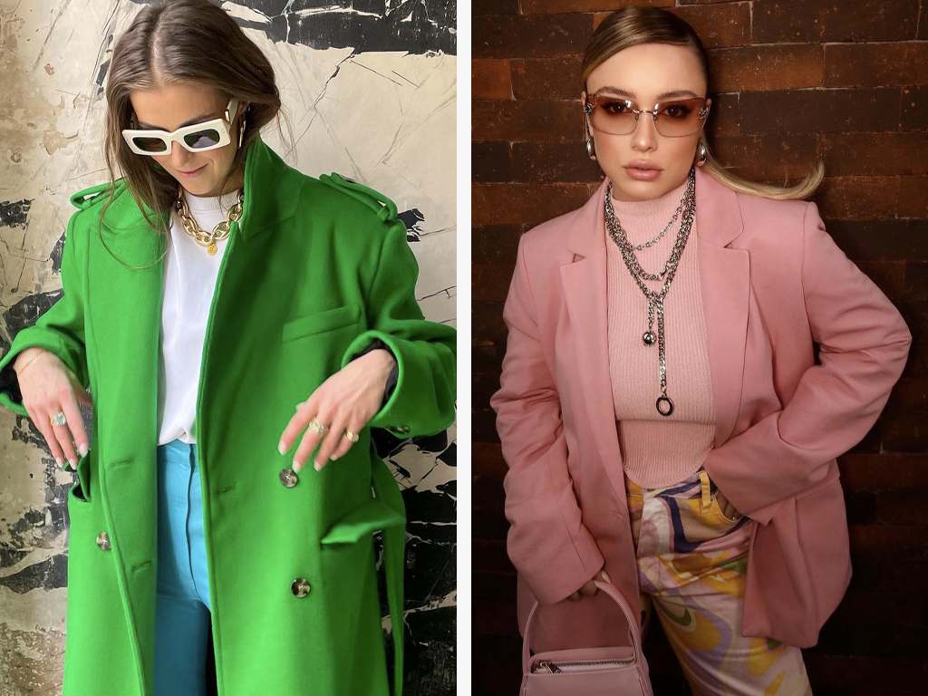 Foto 1: Reprodução/Instagram @ninasandbech; Foto 2: Reprodução/Instagram @mariabbraz. Clique na imagem e confira peças similares!