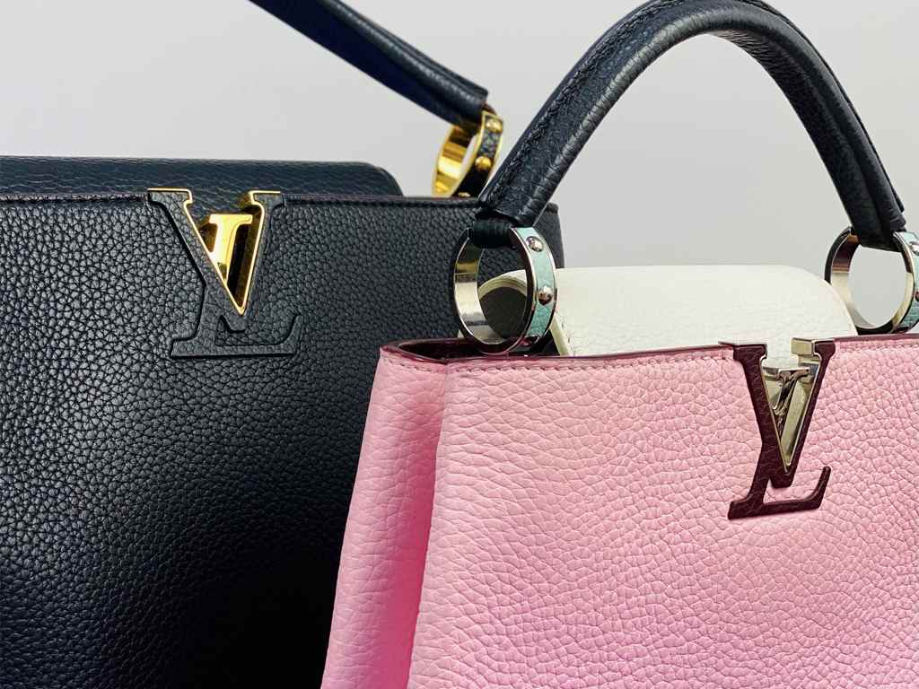 Bolsa Louis Vuitton Capucines. Clique na imagem e confira mais modelos de bolsas no Black Month!