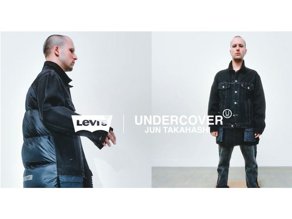 Fotos da campanha da colaboração das marcas Lev'is e Undercover.