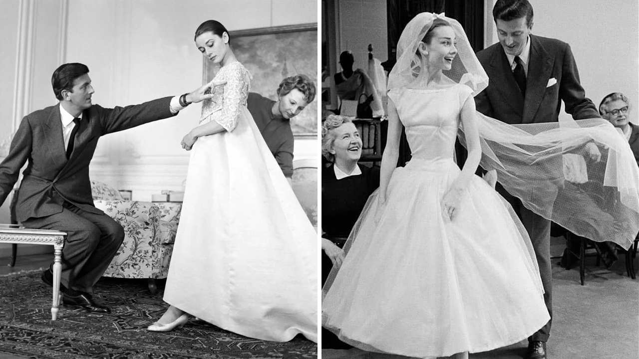 Hubert de Givenchy e Audrey Hepburn. Clique na imagem e confira criações da marca! (Foto: Reprodução/Instagram @soaudreyhepburn)
