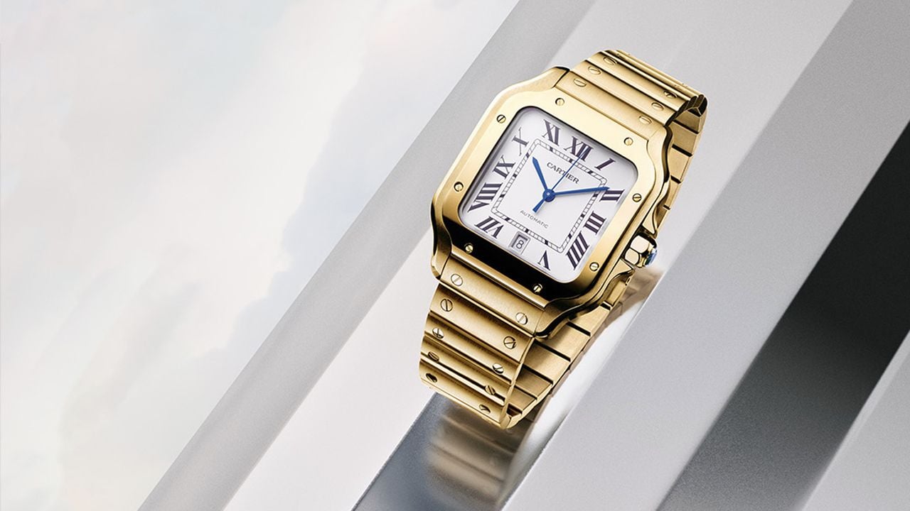 Relógio Santos Cartier. Clique na imagem e confira criações da marca! (Foto: Reprodução/Instagram @cartier)