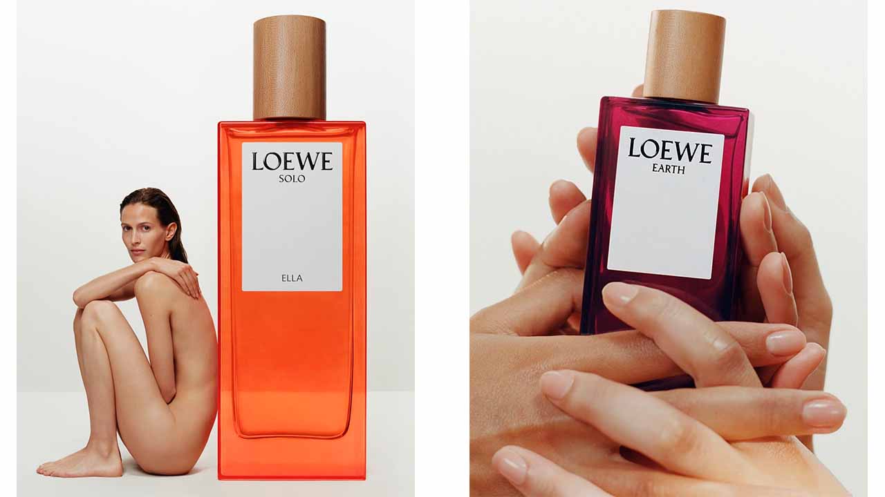 Campanha de perfumes Loewe.