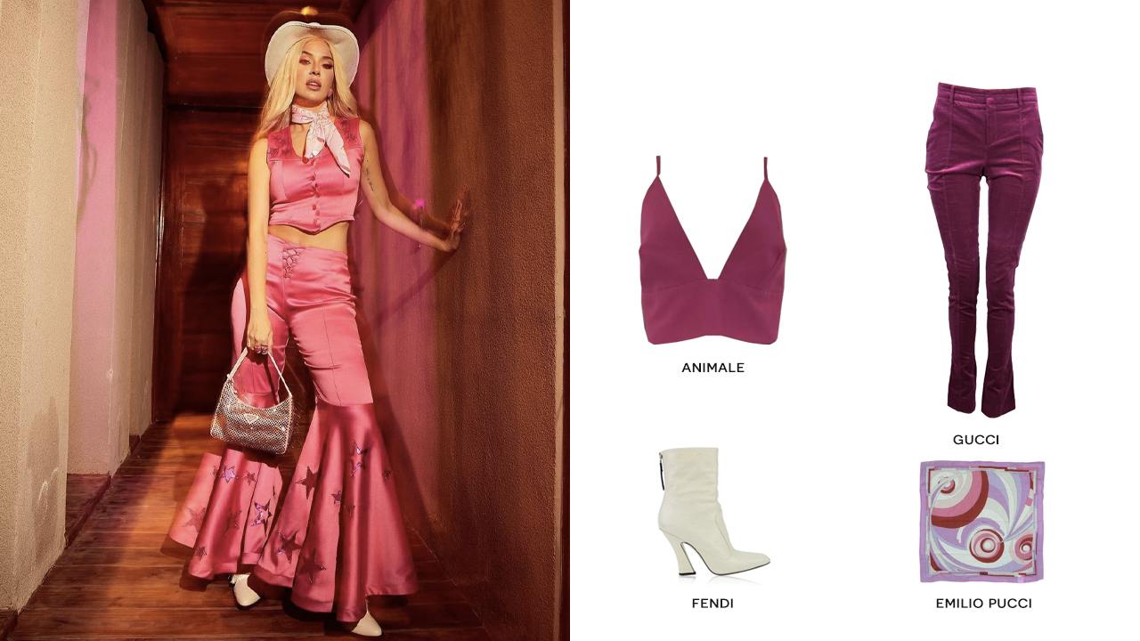 Inspiração de fantasia de Barbie. Clique na imagem e confira peças similares! (Foto: Reprodução/Instagram @ricademarre)