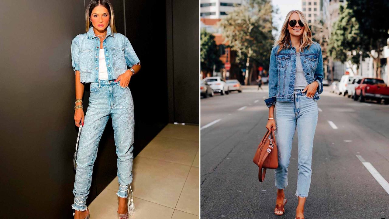 Jeans com jeans: invista em roupas e acessórios para compor o