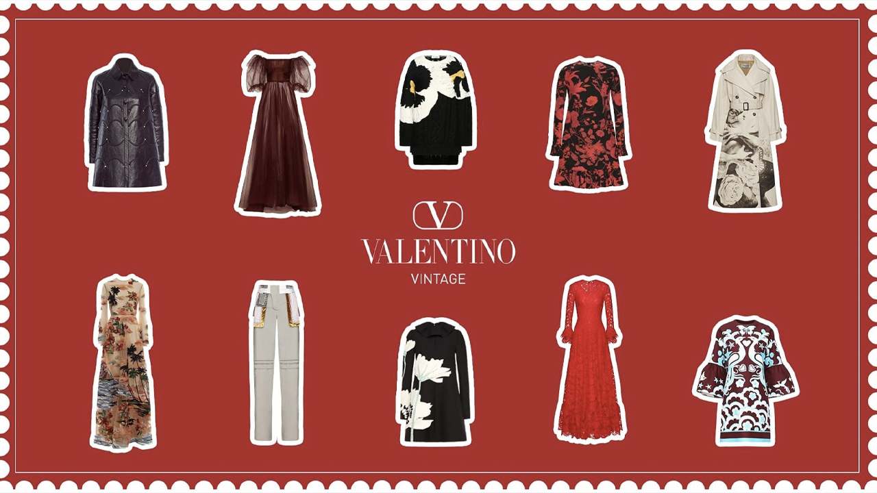 Valentino Vintage. Clique na imagem e confira criações da maison! (Foto: Reprodução/Fashion Network).