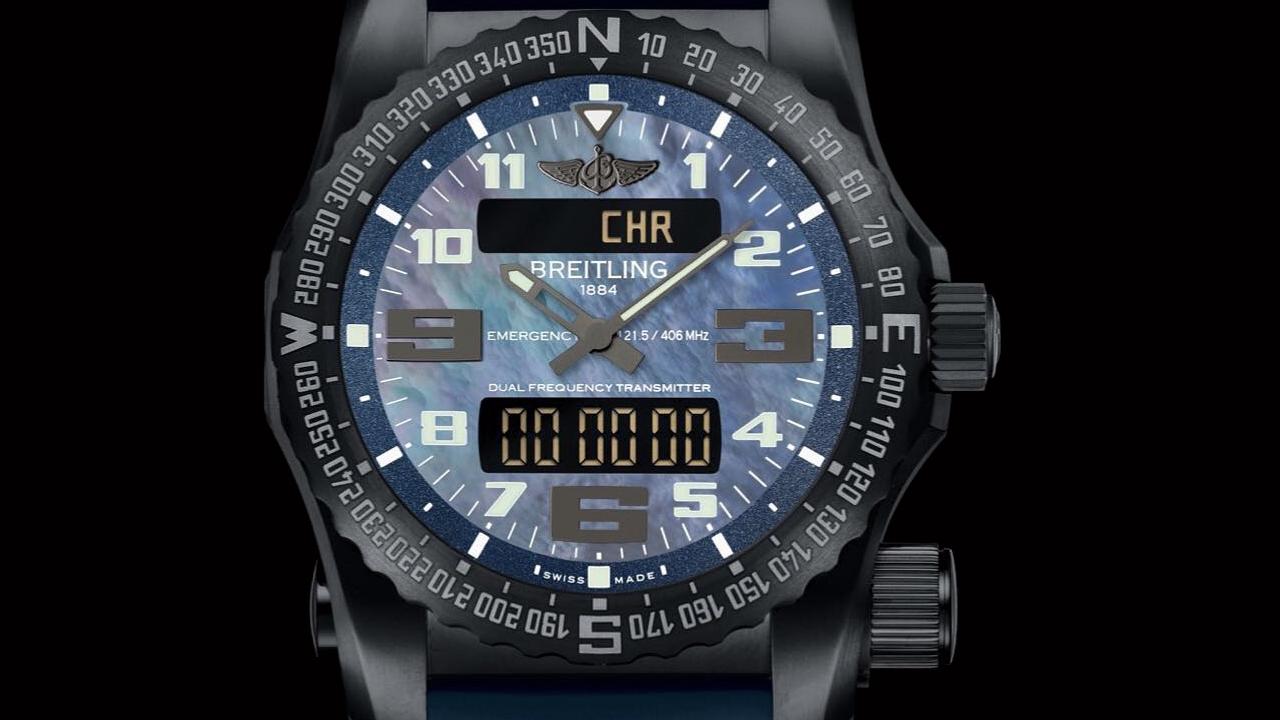 Modelo Breitling Emergency Mission. Clique na imagem e confira mais modelos de relógios de luxo. (Foto: Reprodução/Instagram @breitling)