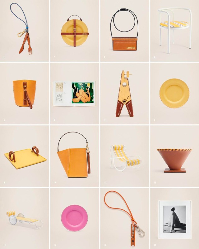 Coleção "Objects" da Jacquemus. Clique na imagem e confira criações da marca! (Foto: Reprodução/Instagram @jacquemus)