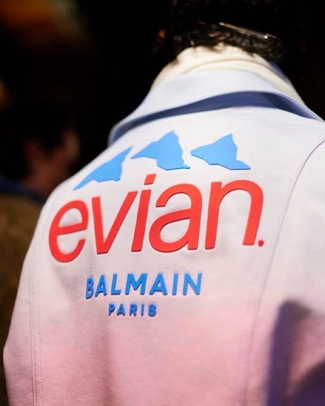 Parceria Balmain x Evian. Clique na imagem e confira criações da Balmain! (Fotos: Reprodução/Instagram @ish.guys)