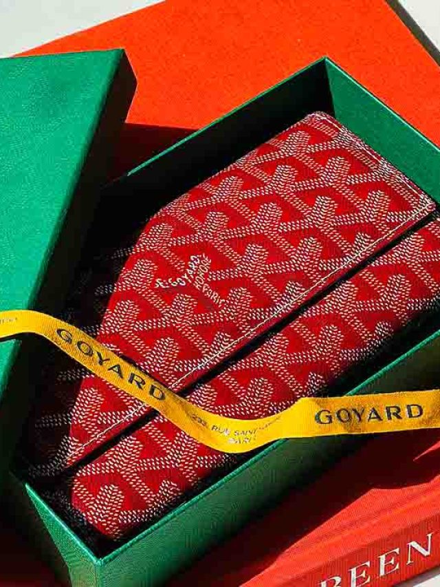 Carteira Goyard customizada com monograma  Goyard monogram, Goyard wallet,  Goyard bag
