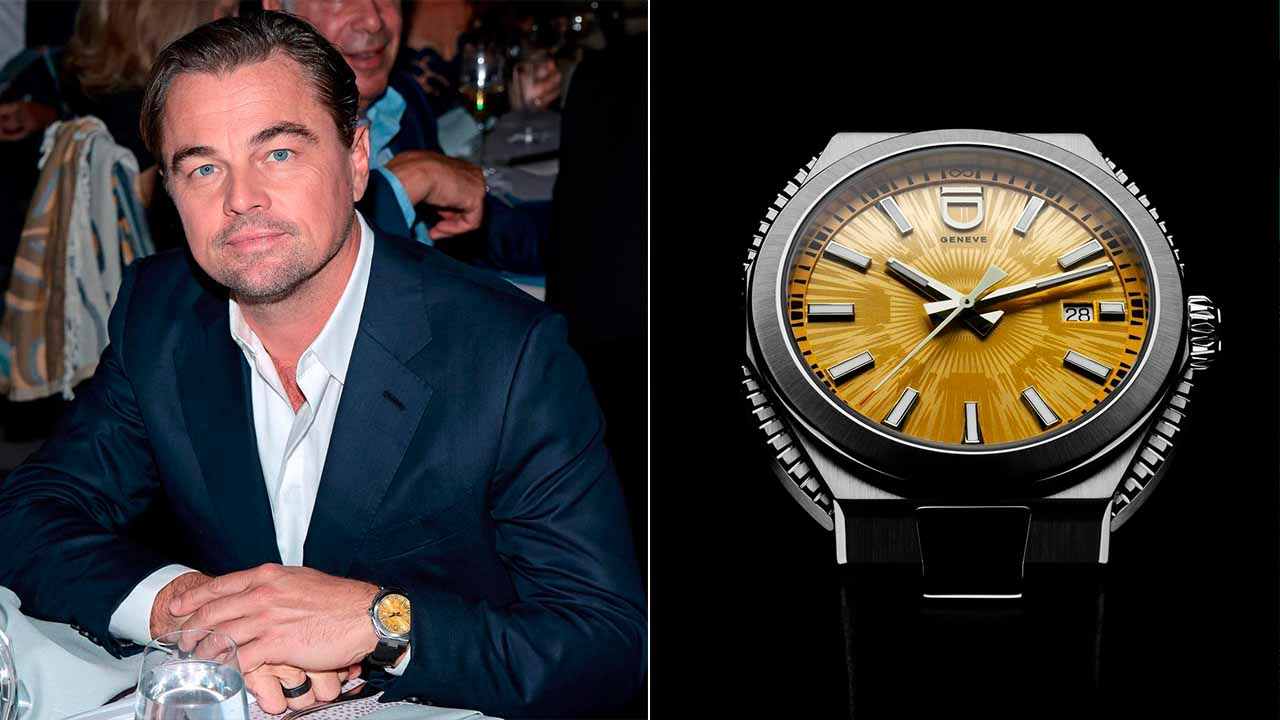 Relógios de Luxo Id Genève feitos de materiais recicláveis e o seu investidor Leonardo Dicaprio.