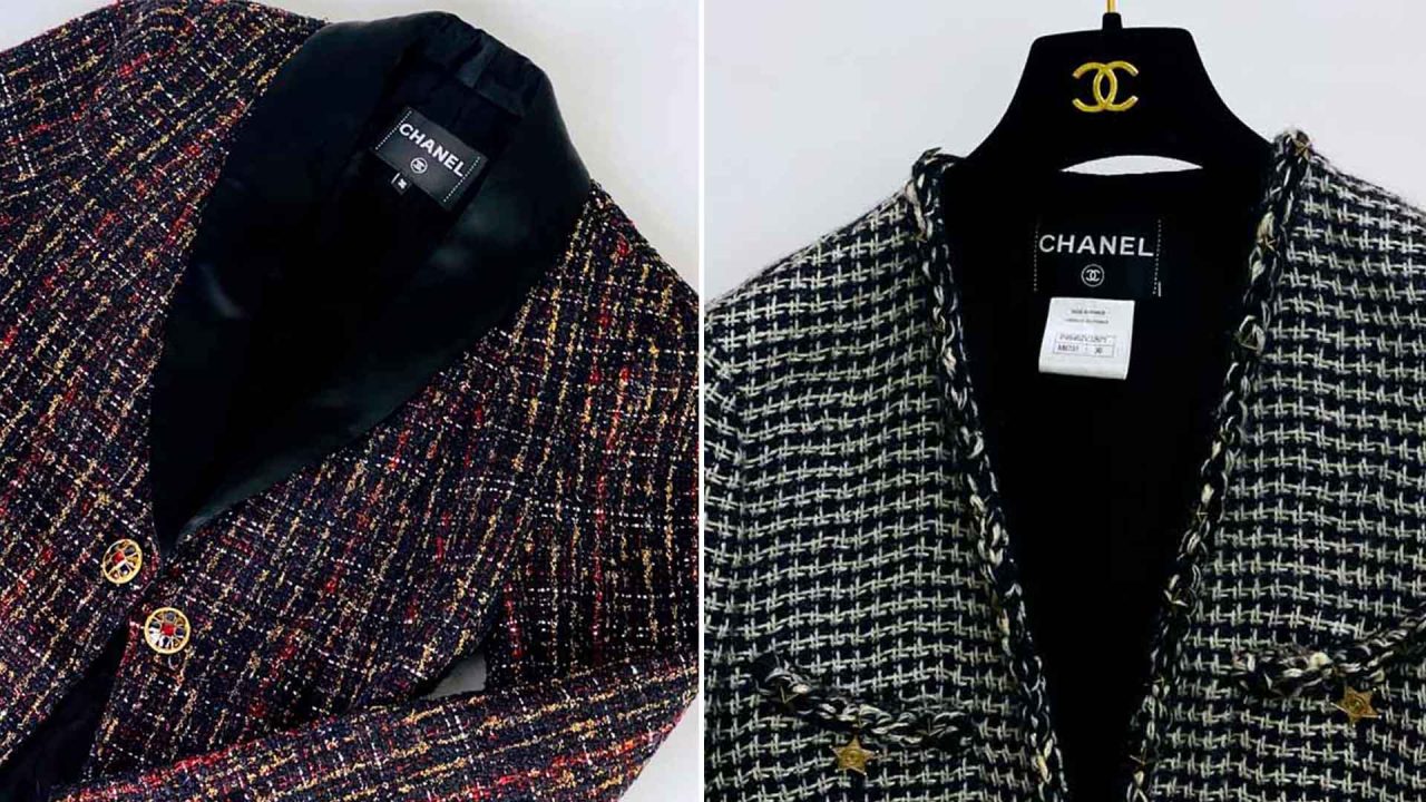 Casacos de tweed Chanel.