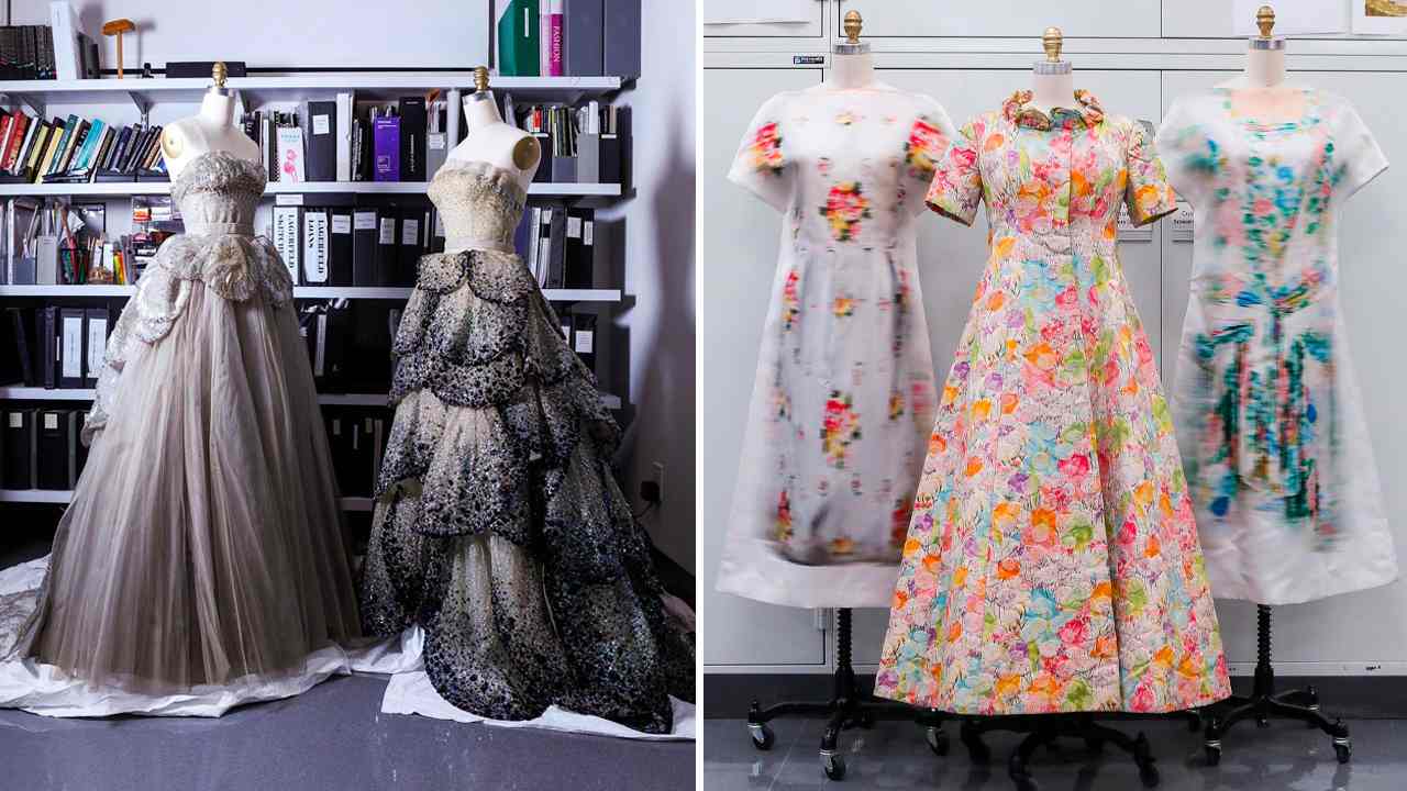 Criações que serão exibidas na nova exposição do The Costume Institute. (Fotos: Reprodução/Instagram @voguemagazine)