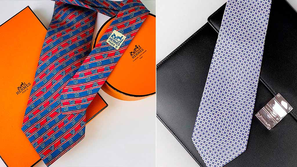 Gravatas são ótimas opções para presentes de natal para homens.