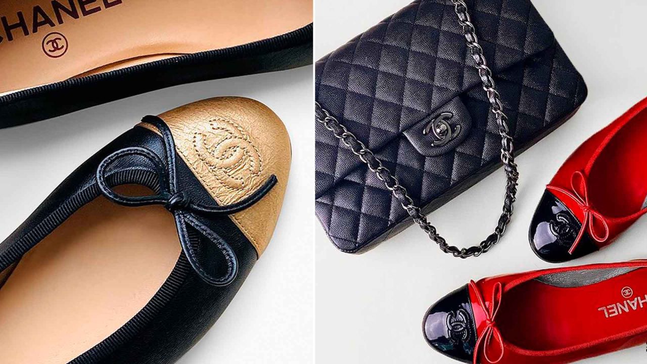 Fotos de sapatilhas Chanel.