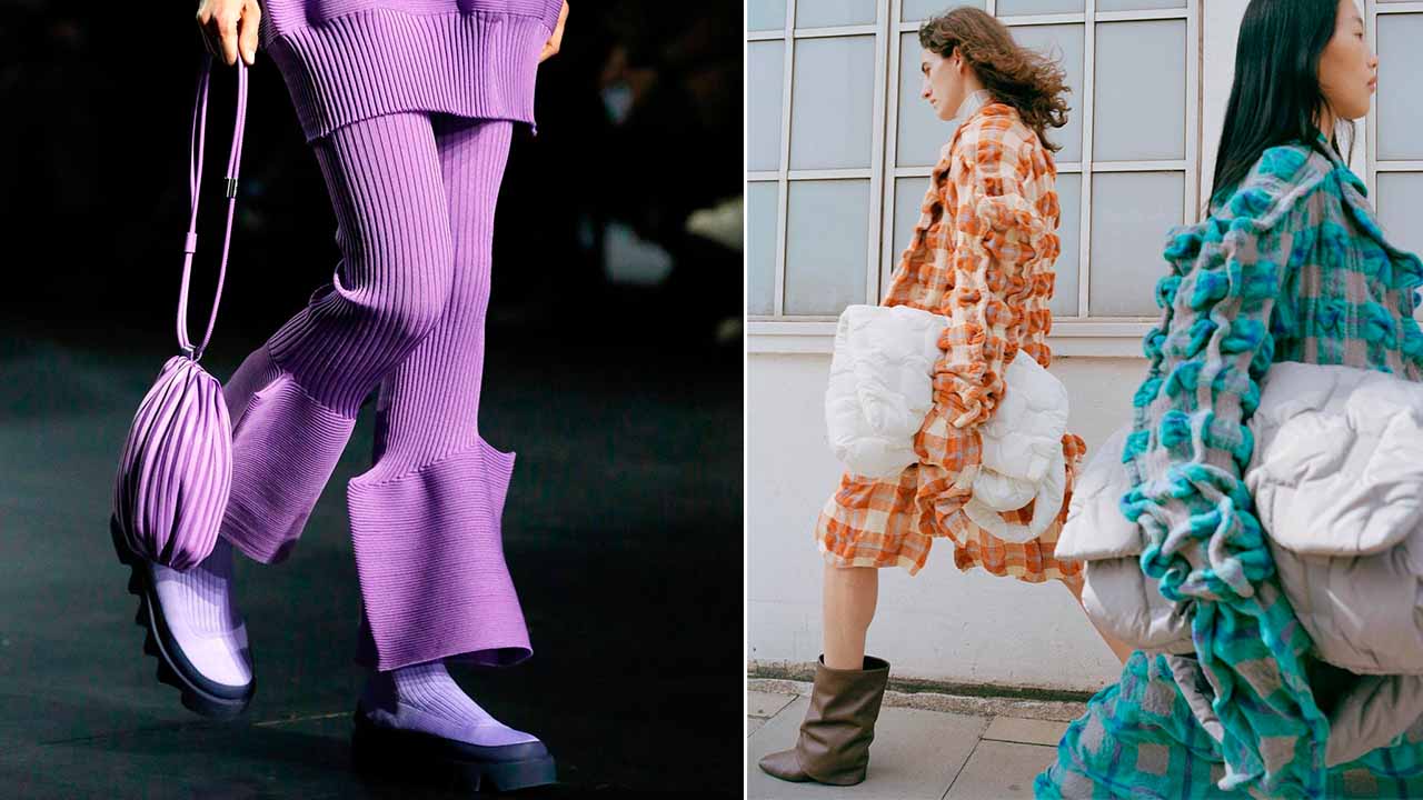 Fotos de roupas de Issey Miyake, a marca irá desfilar na Semana de Moda de Paris 2024.