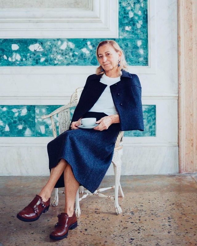 Miuccia Prada. Clique na imagem e confira criações da Prada! (Foto: Reprodução/Instagram @stef_mitchell)
