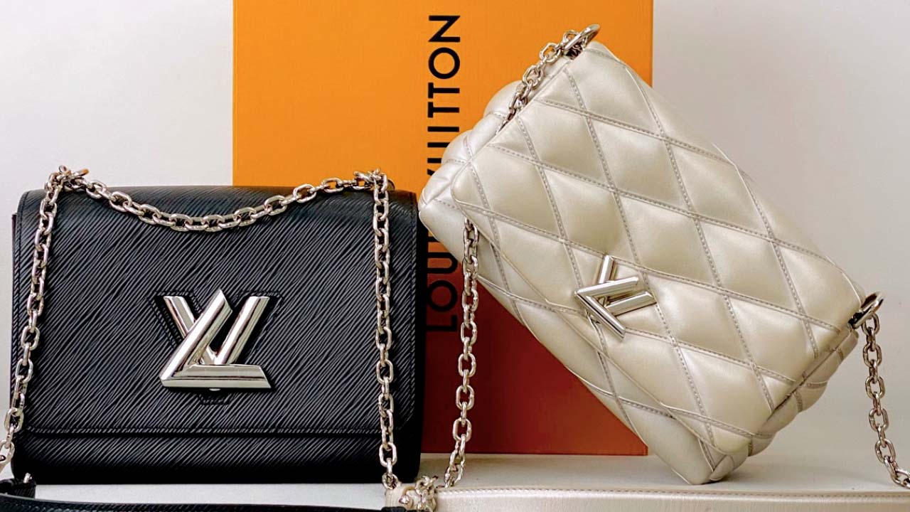 Foto do modelo LV Twist uma das bolsas mais caras da Louis Vuitton feita em couro nobre que explica por que Louis Vuitton é tão cara.