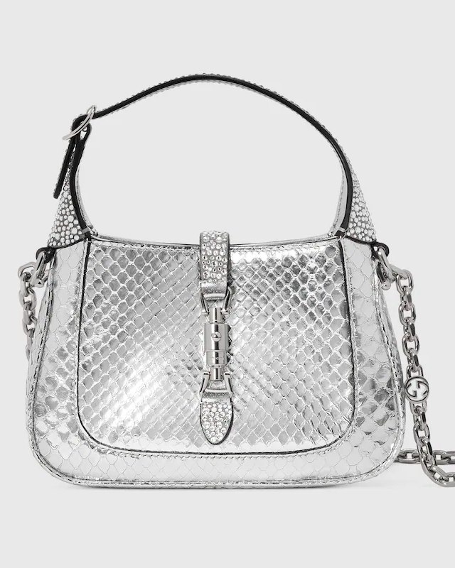 Bolsa mini Jackie 1961 Anaconda. Clique na imagem e confira mais modelos da marca! (Foto: Reprodução/Gucci.com)