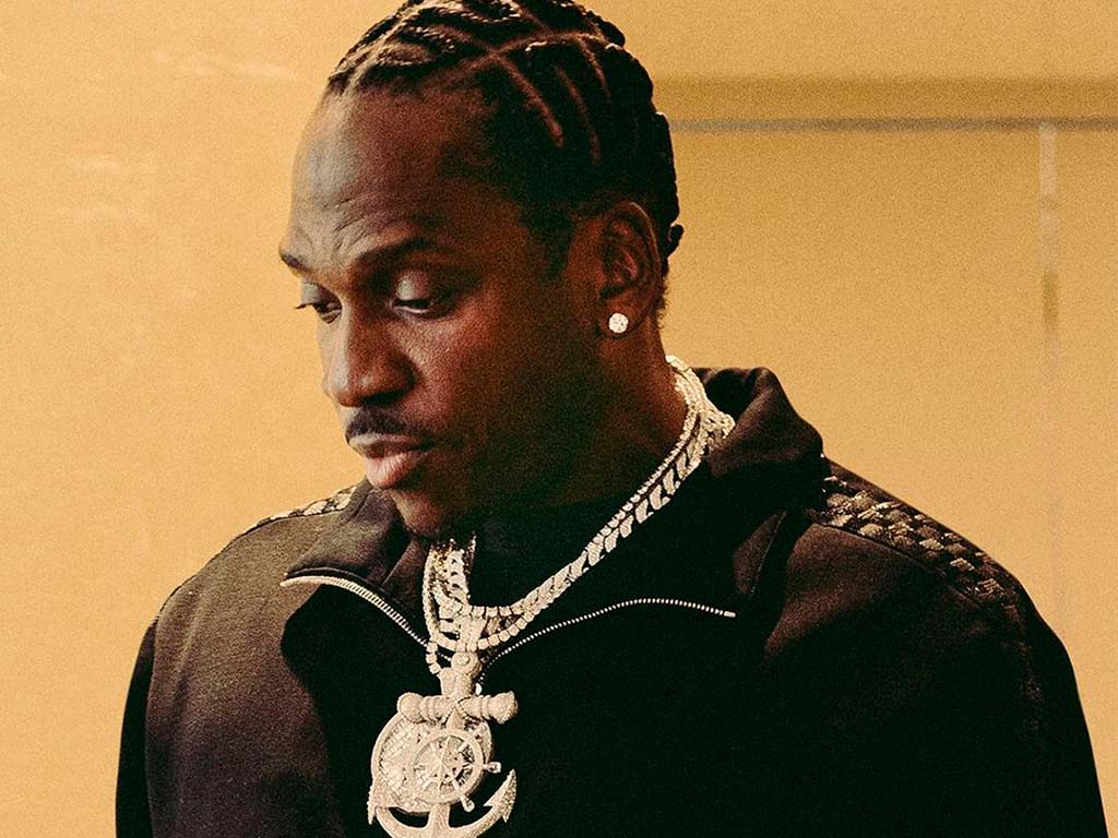 Foto do rapper Pusha T o  novo embaixador da Louis Vuitton.