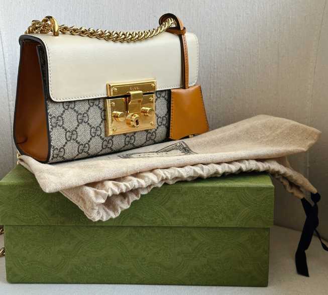 Foto de bolsa Gucci usada no Dia do Second Hand.