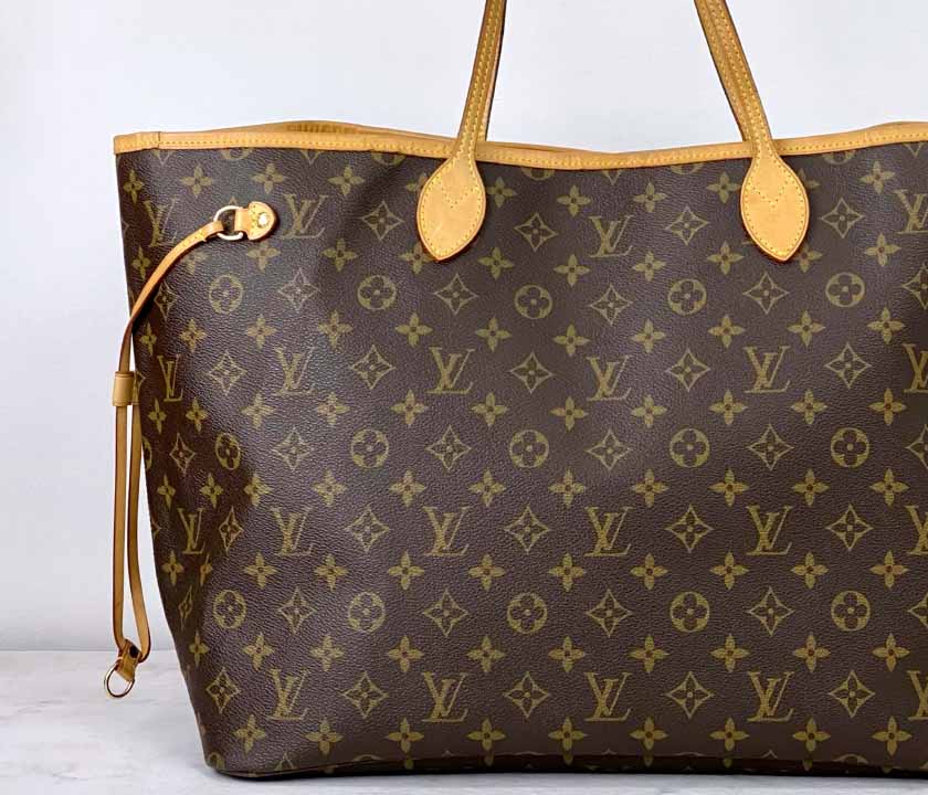 Foto da bolsa Louis Vuitton Neverfull um dos modelos de shopping bags famosos.