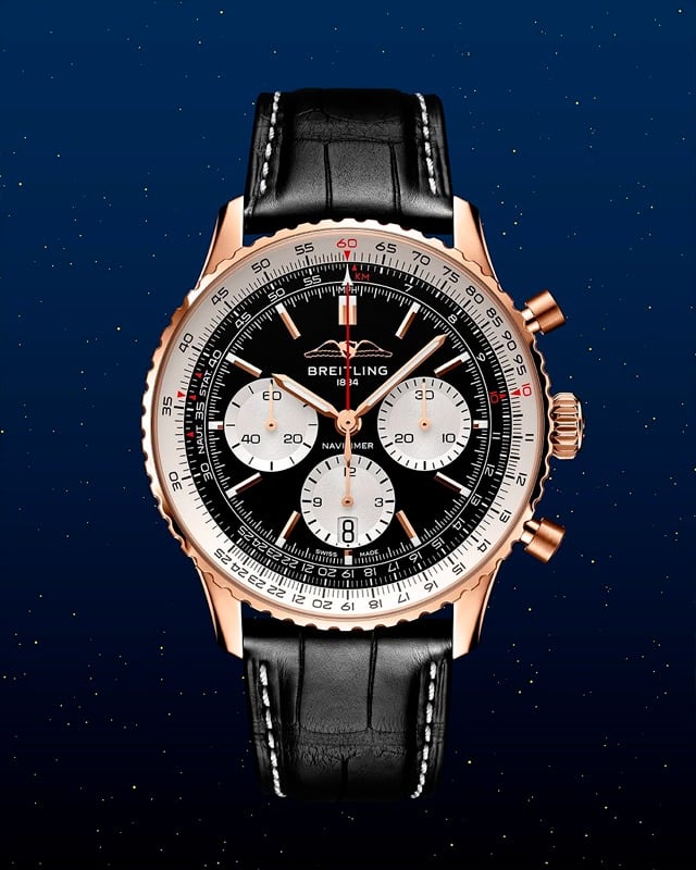 Relógio Breitling. Clique na imagem e confira mais modelos da marca! (Foto: Reprodução/Instagram @breitling)