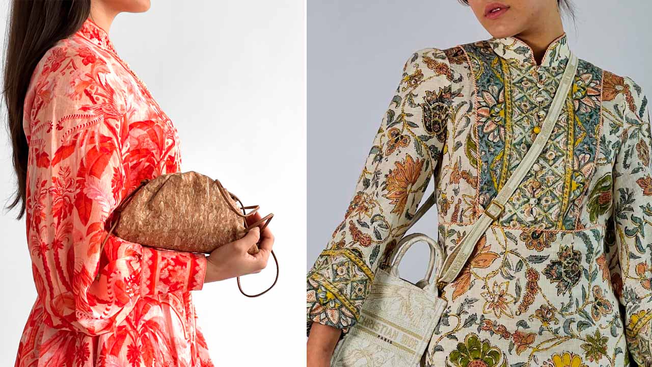 Montagem de Fotos de Vestidos gucci Zimmermann uma das melhores grifes de roupas masculinas e femininas.