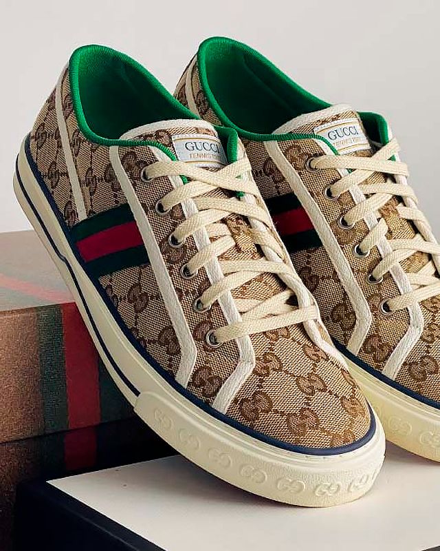 Tênis Gucci Ace. Clique na imagem e confira mais modelos da marca!