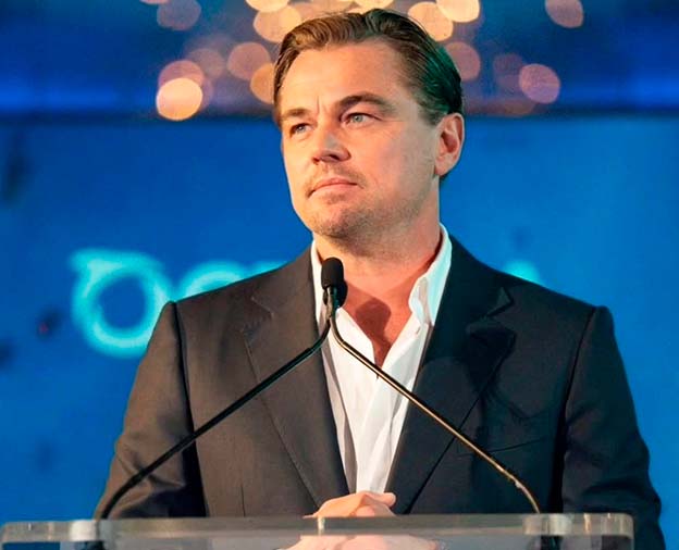 Foto do novo embaixador da rolex, o ator Leonardo DiCaprio.