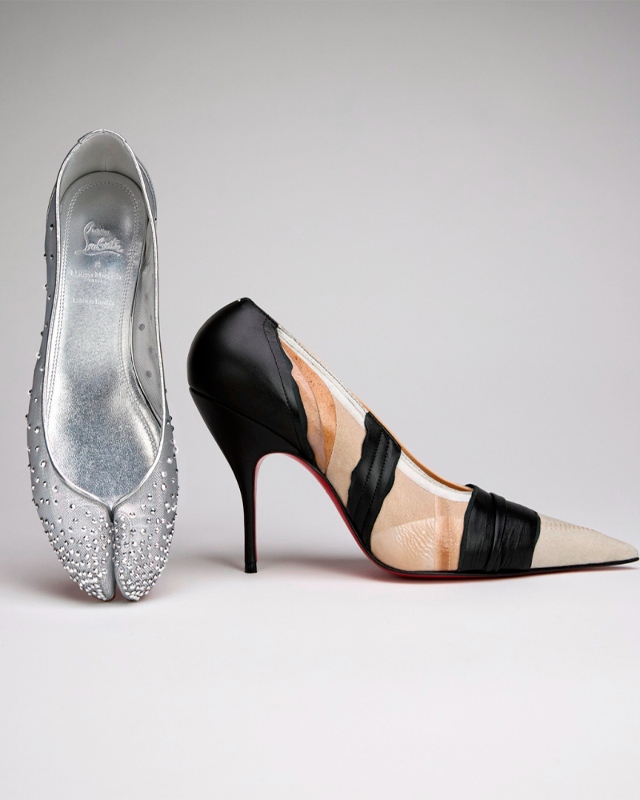 Parceria Christian Louboutin x Maison Margiela. (Foto: Reprodução/Marie Claire UK)