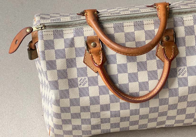 Foto de bolsa Speedy Louis Vuitton na Semana do Consumidor do Etiqueta Única.