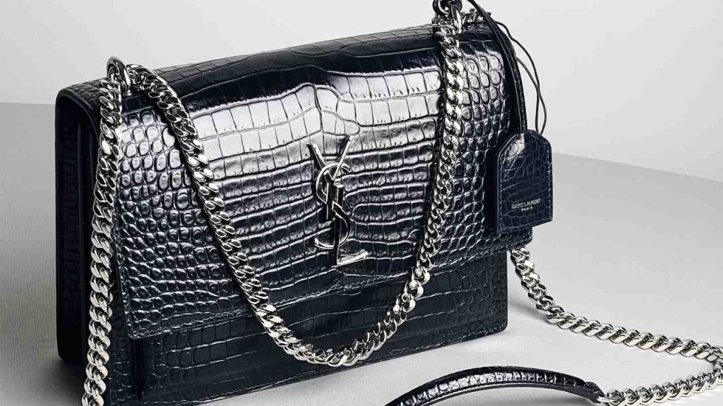 Foto da Bolsa Sunset um dos acessórios Saint Laurent mais procurados na SUper Sale Mês das Mães do Etiqueta Única.