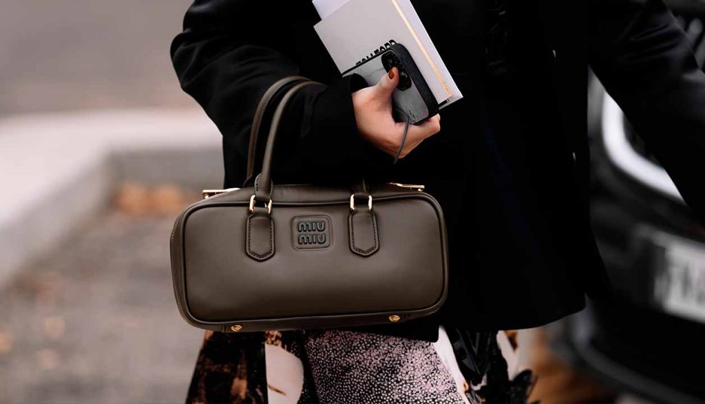 Foto da bolsa Arcadie da Miu Miu.