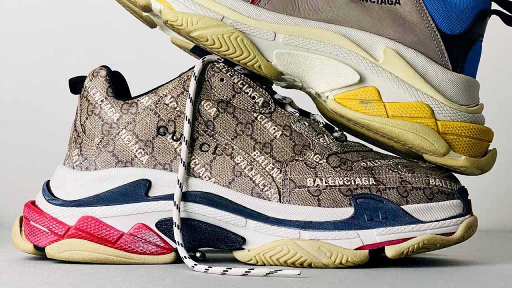 Foto do modelo Triple S um dos melhors tênis da marca de luxo Balenciaga.