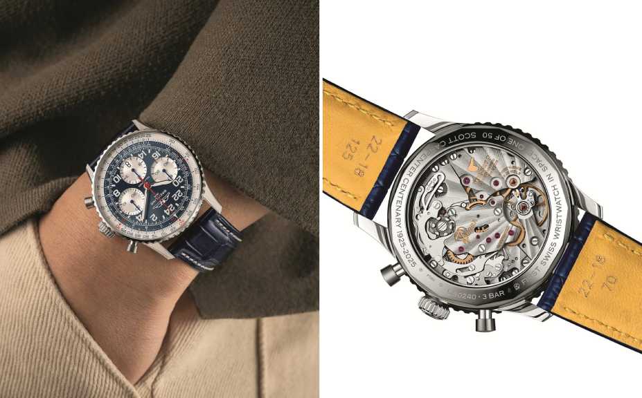 Foto do Novo Relógio Breitling Navitimer B02.