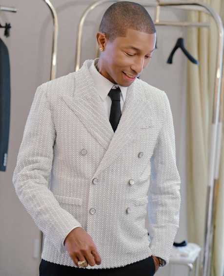 Foto de Pharrell Williams, diretor criativo da Linha Masculina da Louis Vuitton.