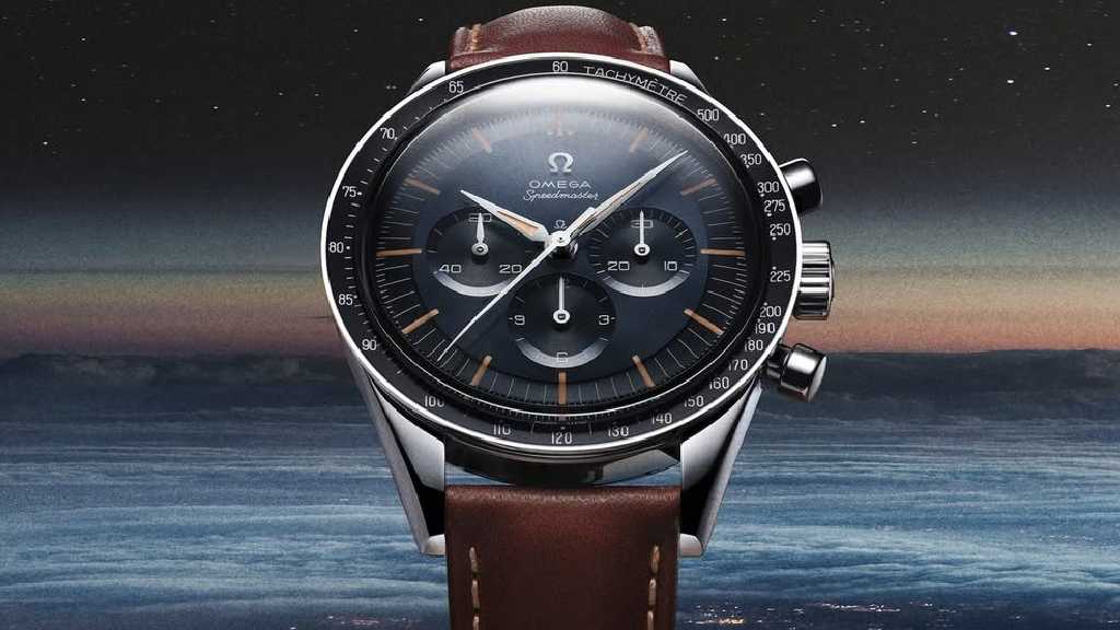 Foto de um relógio da Omega uma das maiores marcas suíças.