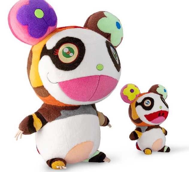 Foto de Pelúcias Louis Vuitton assinadas pelo renomado artista japonês Takashi Murakami.