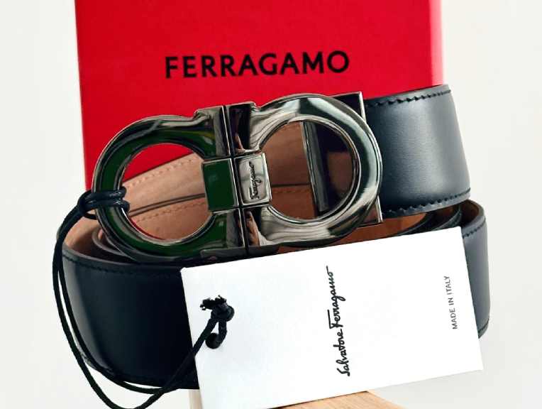 Foto de cinto masculino Ferragamo.
