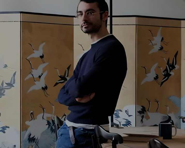 Foto de Dario Vitale o novo diretor criativo da Versace que fará o primeiro desfile para a marca em setembro.