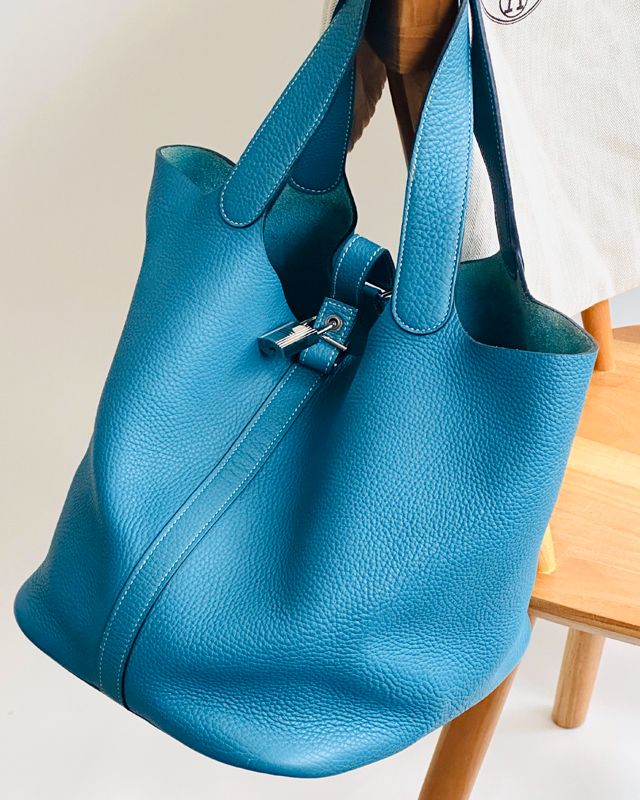 Foto de bolsa Hermès Picotin um dos mais procurados no Second Hand Week.