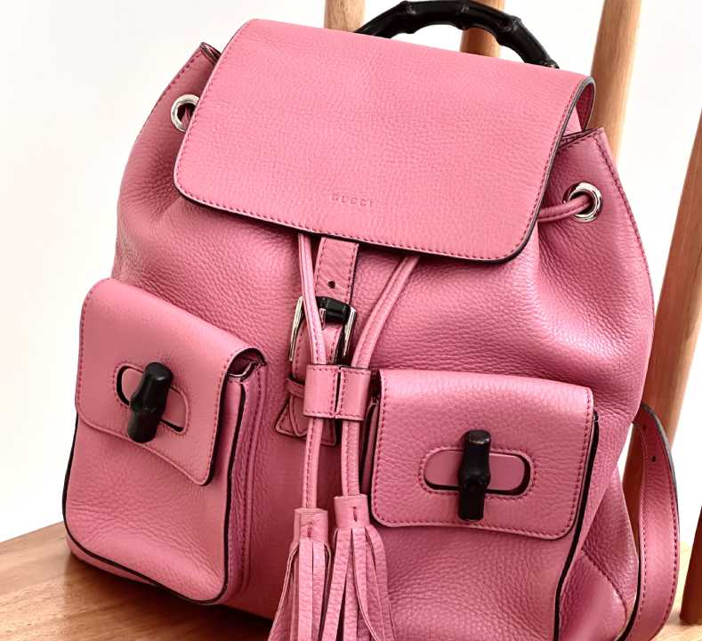 Foto de Mochila Gucci Bamboo.